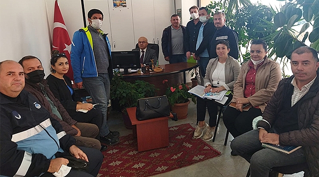 TEMİZLİK İŞLERİ MÜDÜRLÜĞÜ MUHTARLAR İLE BULUŞUYOR