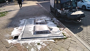 YER ALTI ÇÖP KONTEYNERLERİ TEMİZLENDİ