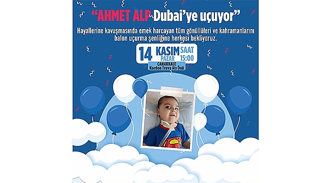 AHMET ALP DUBAİ'YE UÇUYOR