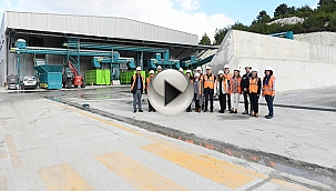 ÇANAKKALE BELEDİYESİ HEYETİ MEKANİK VE BİYOLOJİK AYRIŞTIRMA TESİSİNİ ZİYARET ETTİ