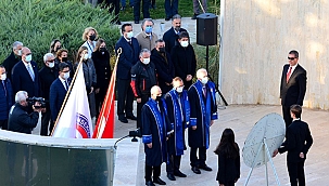 ÇOMÜ'DE 10 KASIM ATATÜRK'Ü ANMA TÖRENİ GERÇEKLEŞTİRİLDİ