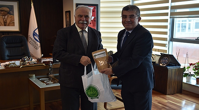 GÜNAYDIN VE DUMAN'DAN BAŞKAN GÖKHAN'A ZİYARET