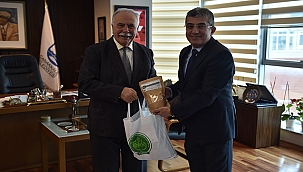 GÜNAYDIN VE DUMAN'DAN BAŞKAN GÖKHAN'A ZİYARET