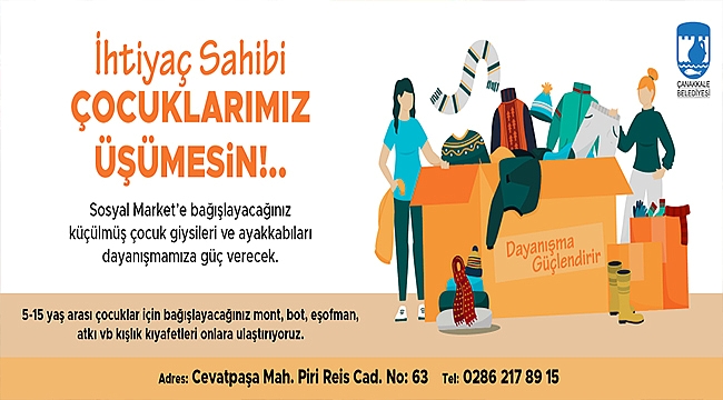 İHTİYAÇ SAHİBİ ÇOCUKLARIMIZ ÜŞÜMESİN