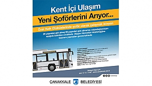KENT İÇİ ULAŞIM YENİ ŞOFÖRLERİNİ ARIYOR