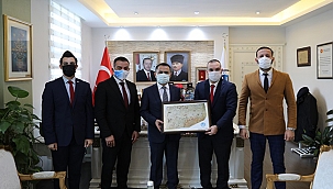 ÜLKÜ OCAKLARI YENİ İL YÖNETİMİ, VALİ AKTAŞ'I ZİYARET ETTİ