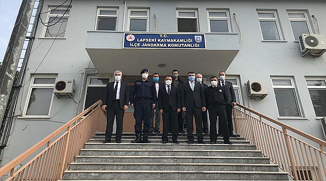 VALİ AKTAŞ LAPSEKİ'DE