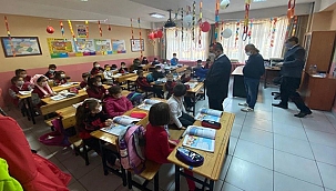 VALİ AKTAŞ, OKUL ZİYARETLERİNE DEVAM EDİYOR