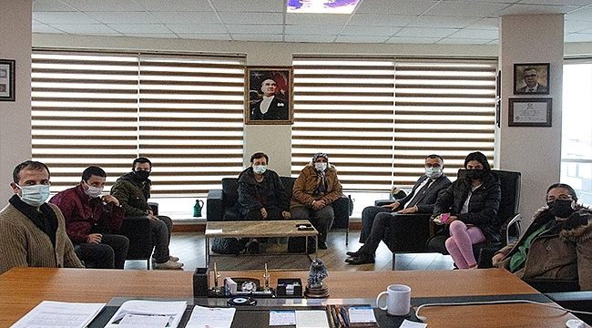 BAŞKAN ARSLAN'I ZİYARET ETTİLER