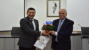 BAŞKAN GÖKHAN KONUKLARINI AĞIRLADI