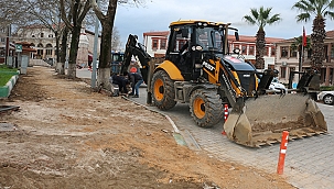 BAYRAMİÇ'TE ÇALIŞMALAR HIZLA SÜRÜYOR