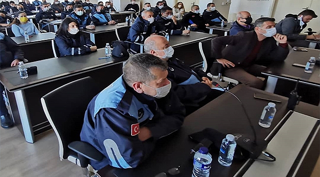 BELEDİYE PERSONELİNE YÖNELİK ÇEVRE EĞİTİMİ GERÇEKLEŞTİRİLDİ