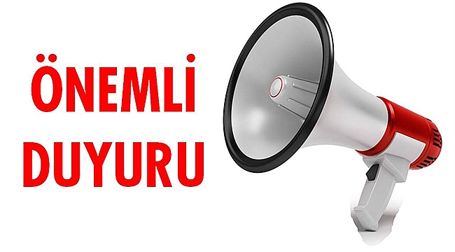 BELEDİYEDEN UYARI!