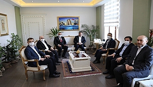 DİYANET-SEN GENEL BAŞKANI MEHMET ALİ GÜLDEMİR, VALİ AKTAŞ'I ZİYARET ETTİ