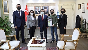 EFE KAĞAN ÜNLÜ, VALİ AKTAŞ'I ZİYARET ETTİ