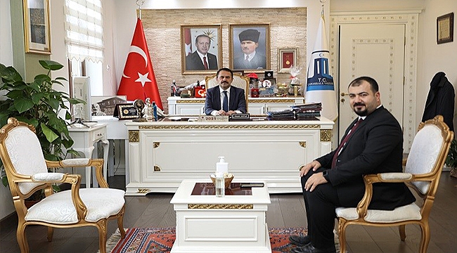 (İGF) ÇANAKKALE İL TEMSİLCİSİNDEN VALİ İLHAMİ AKTAŞ'A ZİYARET