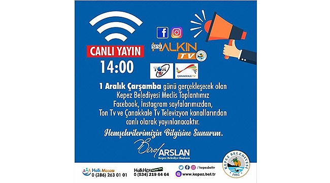 KEPEZ BELEDİYESİ MECLİS TOPLANTISI BUGÜN