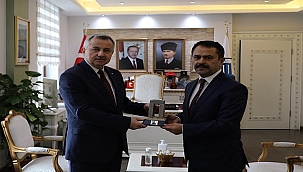 MOLDOVA CUMHURİYETİ'NİN ANKARA BÜYÜKELÇİSİ DMİTRİ CROİTOR, VALİ AKTAŞ'I ZİYARET ETTİ