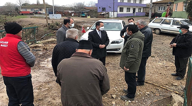 VALİ AKTAŞ, BİGA'DA İNCELEMELERDE BULUNDU