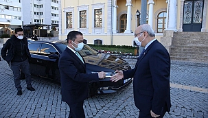 VALİ AKTAŞ, İZMİR VALİSİ YAVUZ SELİM KÖŞGER'İ ZİYARET ETTİ