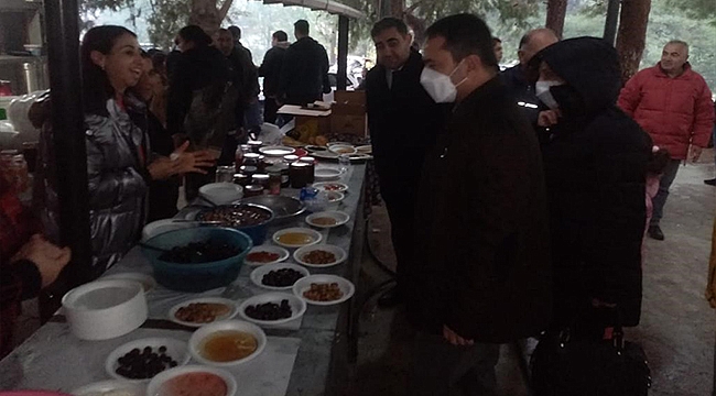 VALİ AKTAŞ PAZAR KAHVALTISINDA