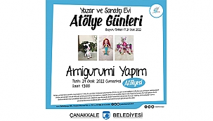 AMİGURUMİ YAPIM ATÖLYESİ BAŞVURULARI BAŞLIYOR