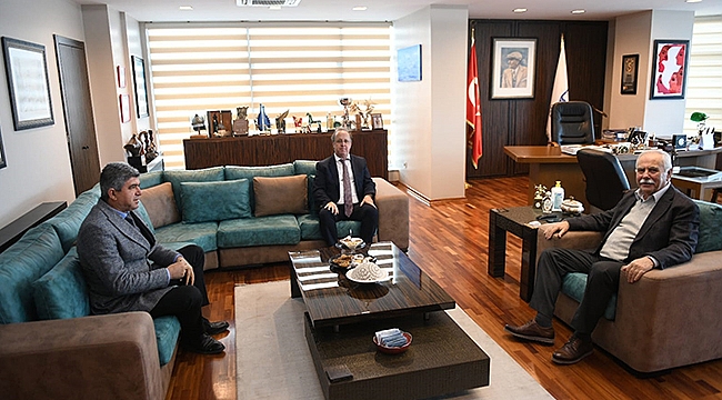 BALKAN'DAN BAŞKAN GÖKHAN'A ZİYARET