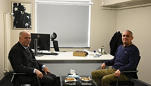 BAŞKAN GÖKHAN'DAN BAYRAKTAR'A İADE-İ ZİYARET