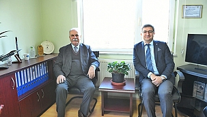 BAŞKAN GÖKHAN'DAN METEOROLOJİ İL MÜDÜRÜ ÖZTABAK'A ZİYARET