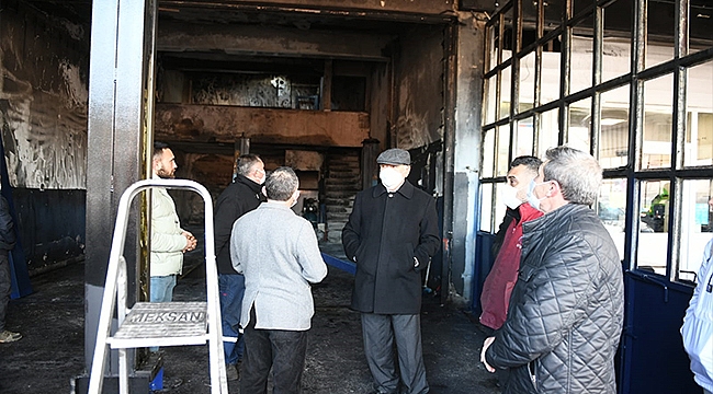 BAŞKAN GÖKHAN'DAN SANAYİ ESNAFINA GEÇMİŞ OLSUN ZİYARETİ