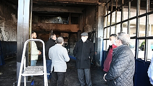 BAŞKAN GÖKHAN'DAN SANAYİ ESNAFINA GEÇMİŞ OLSUN ZİYARETİ