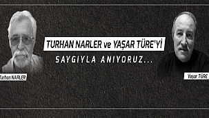 BAŞKAN GÖKHAN'IN TURHAN NARLER VE YAŞAR TÜRE'Yİ ANMA MESAJI