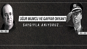 BAŞKAN GÖKHAN'IN UĞUR MUMCU VE GAFFAR OKKAN'I ANMA MESAJI