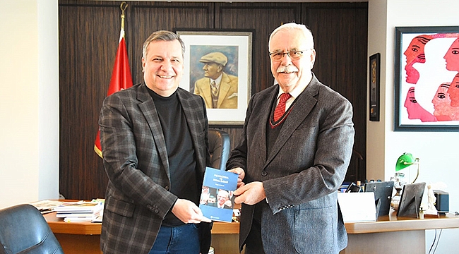 BAŞKAN GÖKHAN KONUKLARINI AĞIRLADI