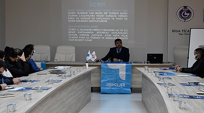 BİGA TSO'DA İŞÇİLİK MALİYETLERİNİN HESAPLANMASI KONULU TOPLANTI DÜZENLENDİ
