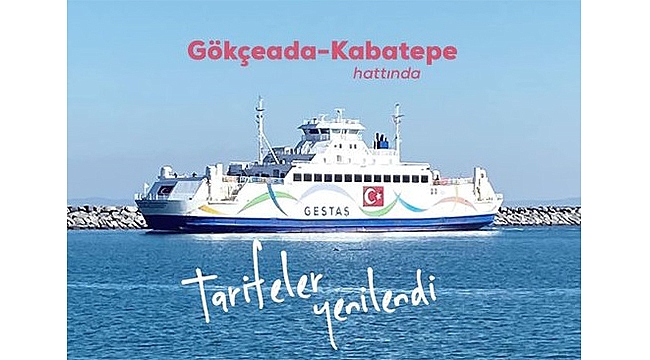 GÖKÇEADA SEFERLER TARİFESİ YENİLENDİ