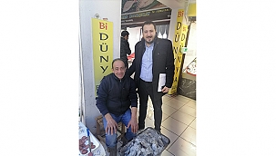 ÖZSÜER 'DEN BALIKÇI ESNAFINA ZİYARET