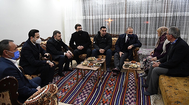 TURAN, ACILI AİLELERE TAZİYE ZİYARETİNDE