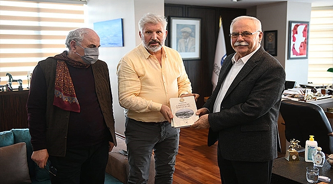 USLU VE ATABAY'DAN BAŞKAN GÖKHAN'A ZİYARET