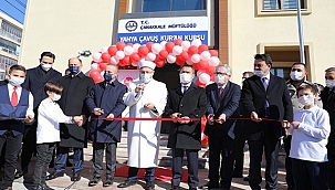 YAHYA ÇAVUŞ YATILI ERKEK KUR'AN KURSU DUALARLA AÇILDI