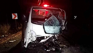 YENİCE'DE TRAFİK KAZASI!