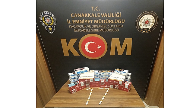 6 BİN DAL SİGARA ELE GEÇİRİLDİ!