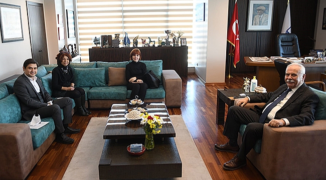 BAŞKAN GÖKHAN AV. KÖKEMİR'İ AĞIRLADI