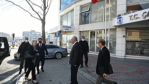 BAŞKAN GÖKHAN KONUKLARINI AĞIRLADI