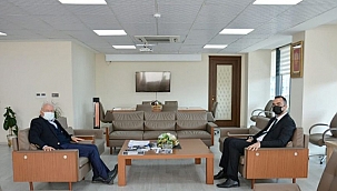 BAŞKAN YILMAZ'A ZİYARET