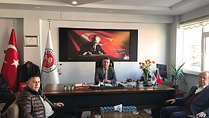 CENGİZ BALKAN'DAN BAŞKAN BAYRAM'A TEŞEKKÜR ZİYARETİ