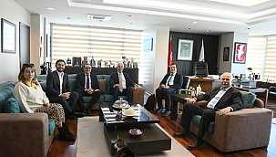 SUEZ HEYETİNDEN BAŞKAN GÖKHAN'A ZİYARET