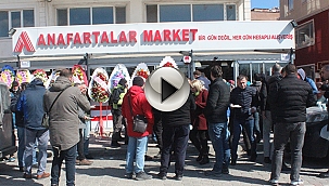 ANAFARTALAR MARKET'İN 21'NCİ ŞUBESİ AÇILDI