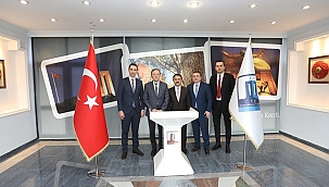 BASIN İLAN KURUMU GENEL MÜDÜRÜ RIDVAN DURAN VALİ AKTAŞ'I ZİYARET ETTİ
