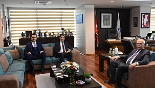 BASIN İLAN KURUMU ŞUBE MÜDÜRÜ EREN'DEN BAŞKAN GÖKHAN'A ZİYARET